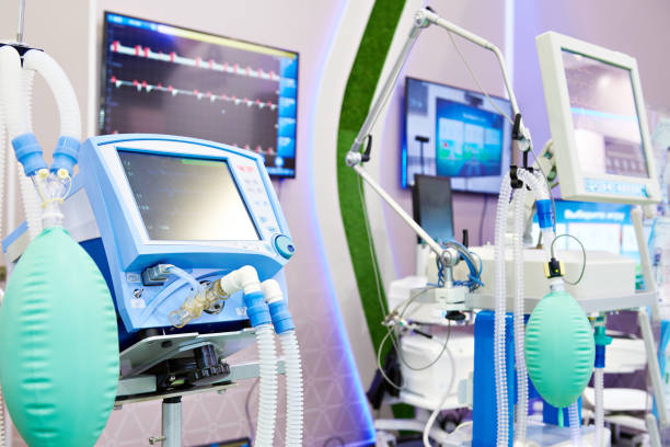 istock Medical equipment at exhibition 1084912942