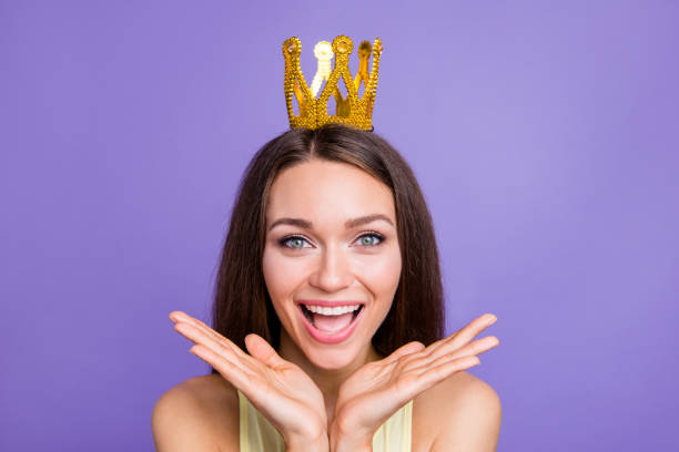 istock Positive optimist grinning cheerful friendly charming lady with 1084929160