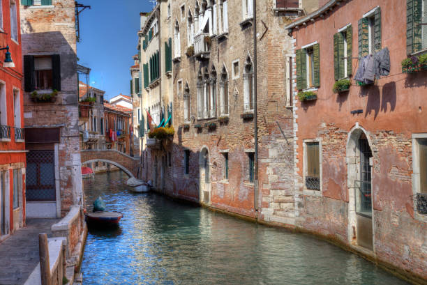 istock Quiet canal in  Venice, Italy 1084931004