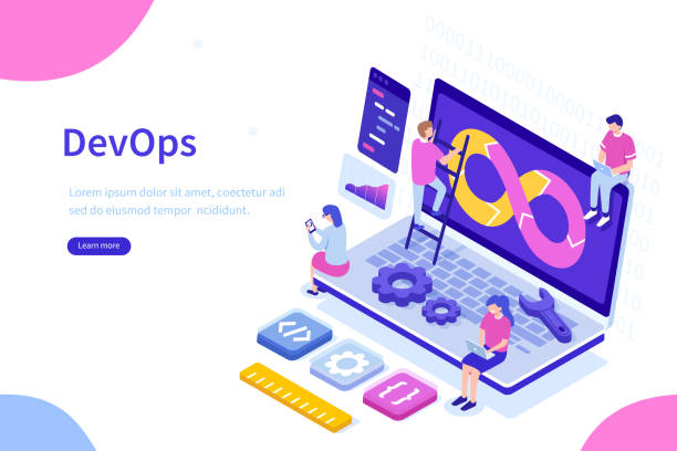 devops 팀 - administrator telephone office support stock illustrations