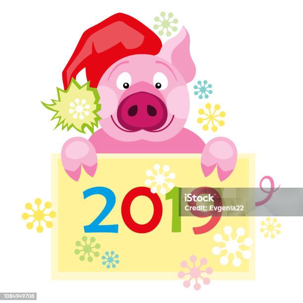 Chinese Translation Chinese Calendar For The Year Of Pig 2019 Stock Illustration - Download Image Now