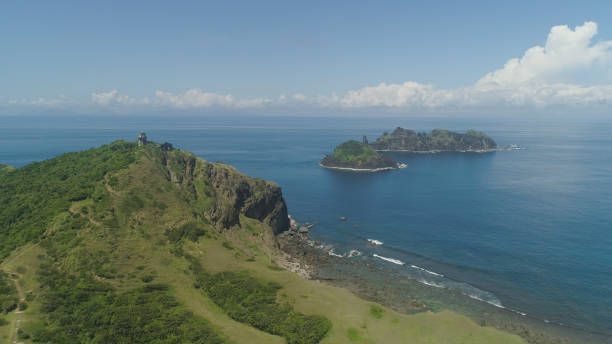 istock Lighthouse in cape engano . Philippines, Palau island 1084950078