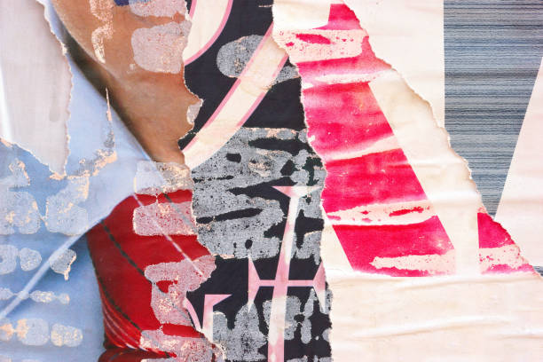 istock Old ripped torn paper crumpled creased posters grunge textures backdrop backgrounds placard 1084973928