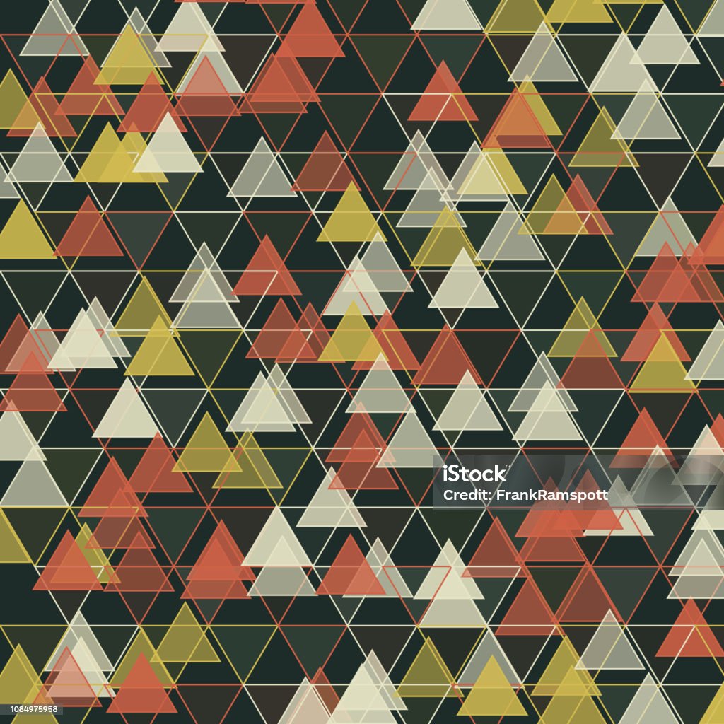 Vintage Triangle Vector Design Pattern Stock Illustration - Download ...