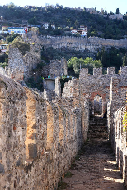 istock Ancient Bedesten Alanya fortress path. Turkey. 1084976176