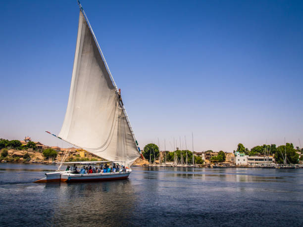 istock Boats in the Nile River 1084985900