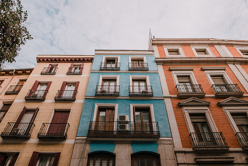 Edificios residenciales en Madrid, España photo