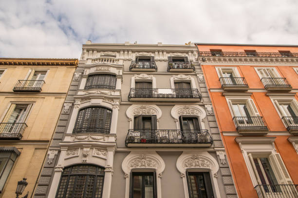 istock Residential buildings in Madrid, Spain 1084995772