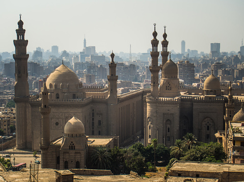 Sultan Hassan Mosque and Al-Rifai Mosque, Al-Qalaa Area, Egypt