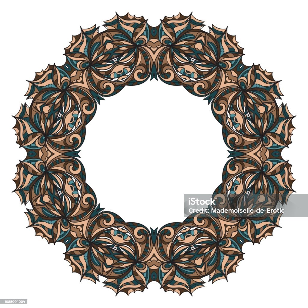Invitition Frame Pattern Invitation Template With Floral Frame Pattern For Wedding Greeting ...
