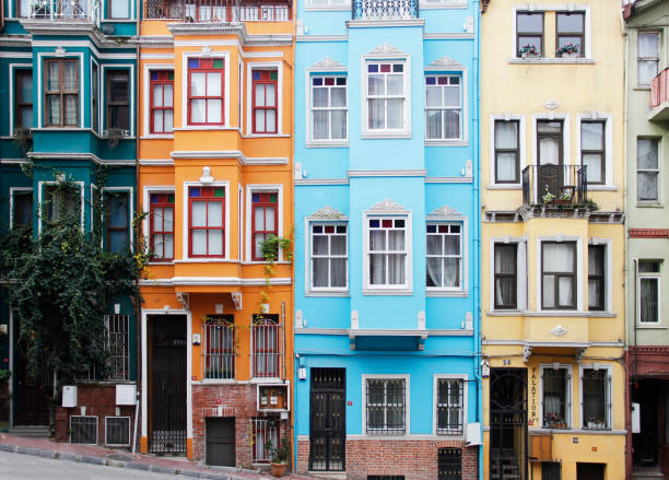 istock Balat street with colorful buildings 1085009556