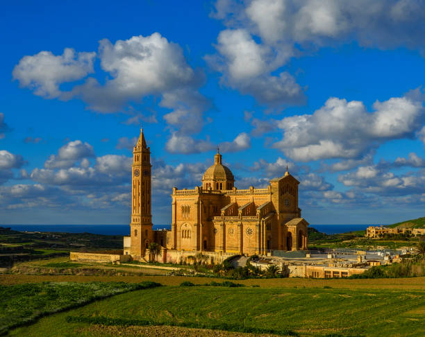 istock The Ta Pinu Cathedral in Gozo island, Malta 1085011312