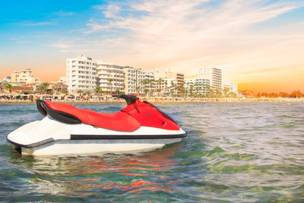 istock Famous Finikoudes beach in Larnaca, Cyprus 1085022846