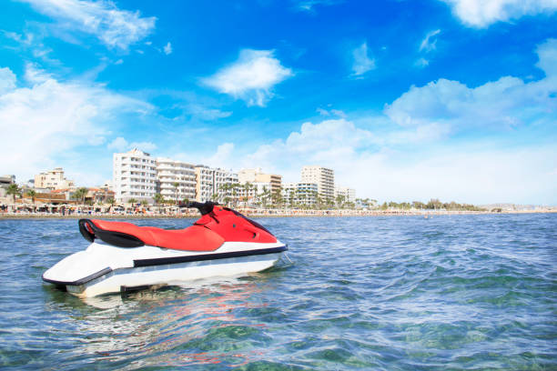 istock Famous Finikoudes beach in Larnaca, Cyprus 1085022880