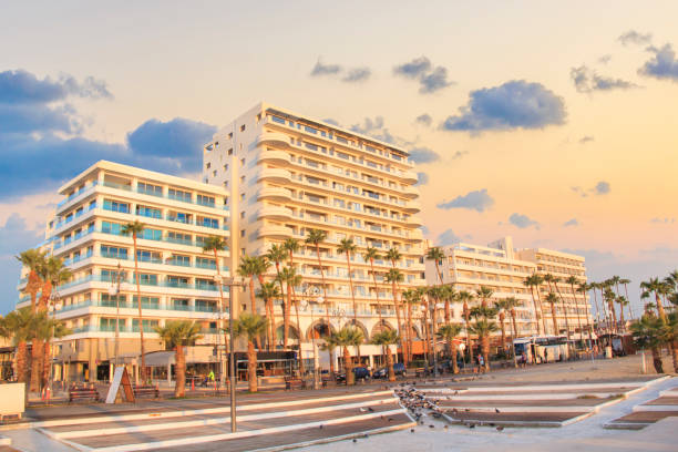 istock Main street in Larnaca, Cyprus 1085022938