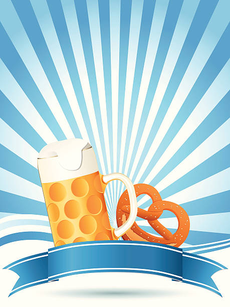Beer Fest background vector art illustration