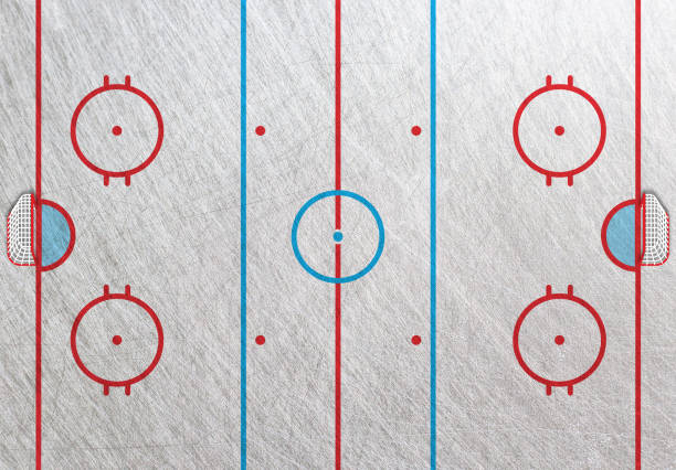 Hockey court, field.