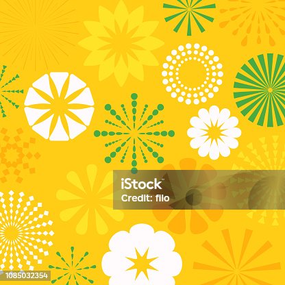 istock Yellow Abstract Bursts Background 1085032354