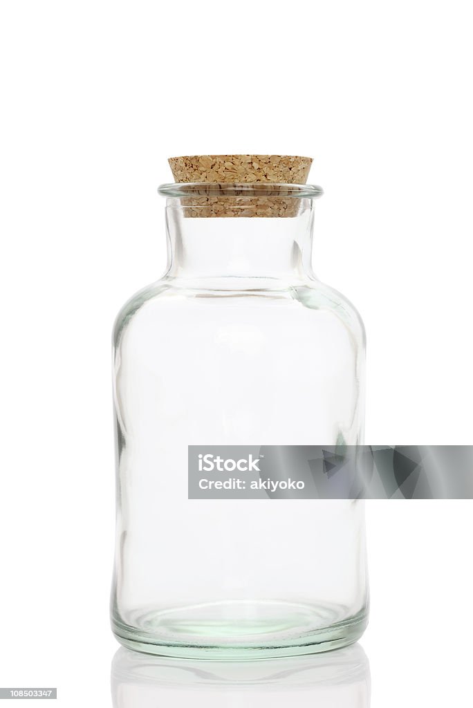 Frasco de vidrio - Foto de stock de Corcho - Utensilio para bebidas libre de derechos