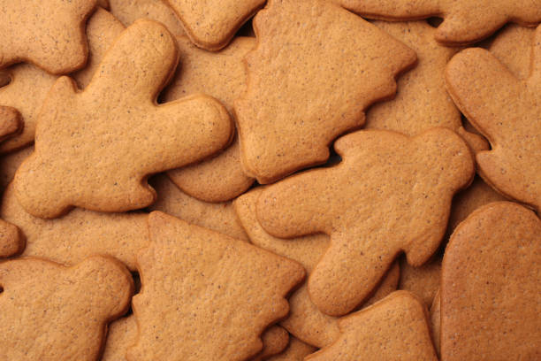 istock Gingerbread cookies, for backgrounds or textures 1085039194