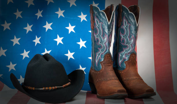 istock American flag cowboy western vintage 1085047310