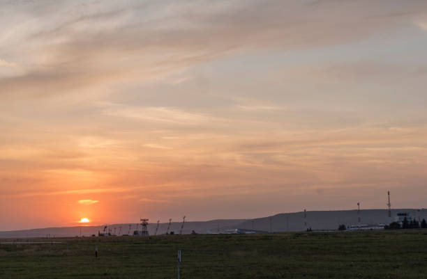 istock Sunset shot from the airport. 1085052520