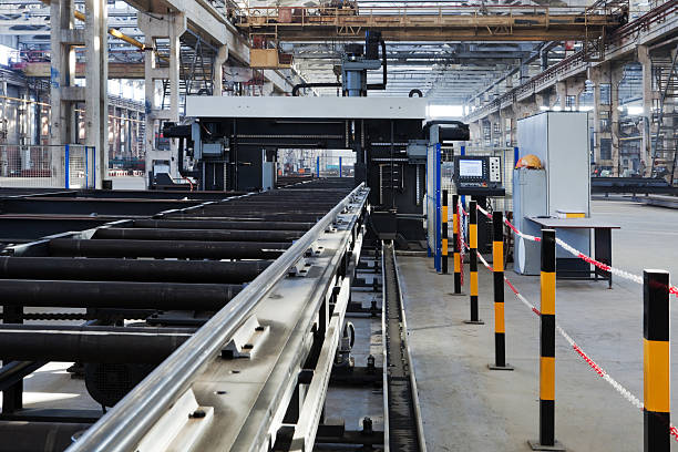 istock Wide angle shot of modern manufacturing line 108505817