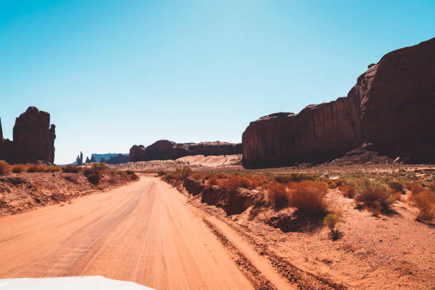 istock Road in Monument Valley in Arizona 1085060646