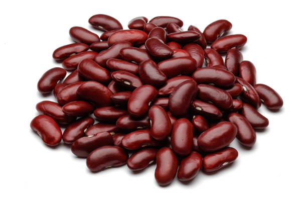 istock Heap of kidney beans isolated on white background 1085061856