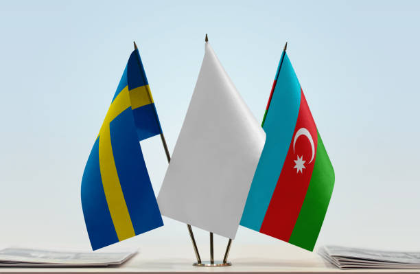 istock Flags of Sweden and Azerbaijan 1085066242