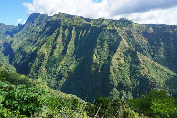 istock Mountain landscape Tahiti French Polynesia 1085067520