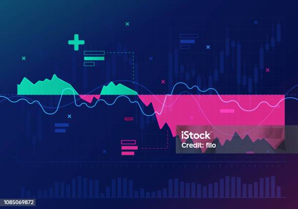 Analisi Finanziaria Del Trading Di Borsa Abstract - Immagini vettoriali stock e altre immagini di Dati - Dati, Grafico, Tabella
