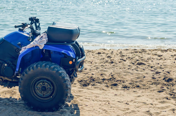 istock Atv on the sand by the sea 1085079562
