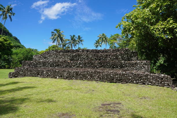 istock Old stone structure Tahiti Marae French Polynesia 1085081410