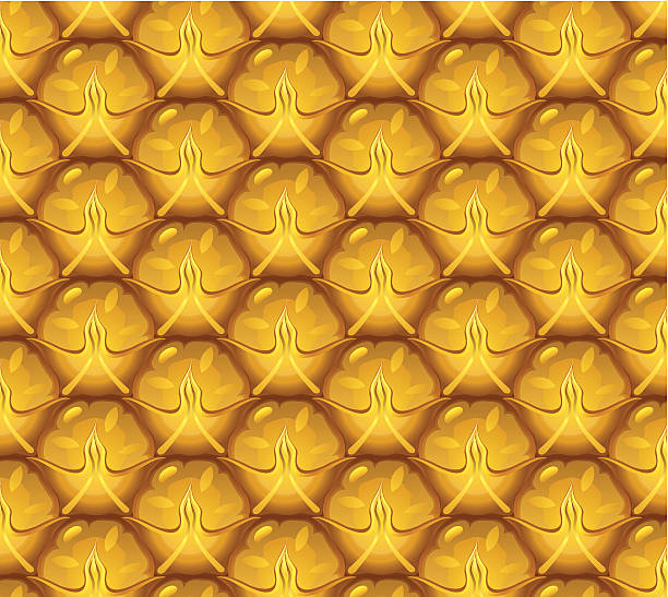 Ananas-Peeling – Vektorgrafik