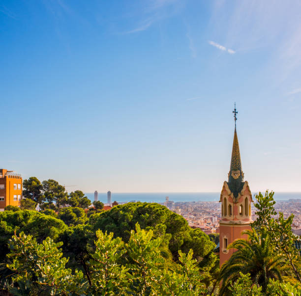 istock panorama of barcelona from park guell 1085093100