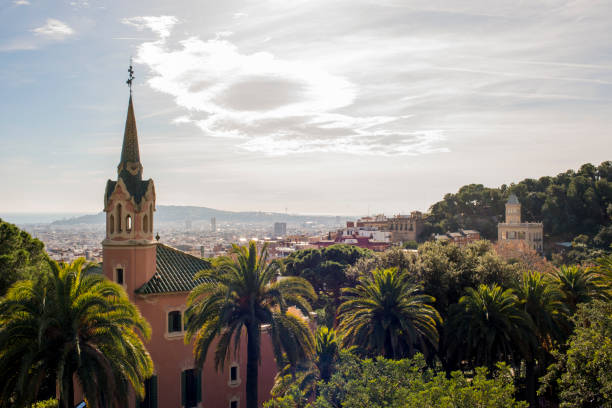 istock panorama of barcelona from park guell 1085093110
