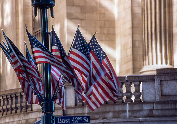 istock American Flags in New York 1085096342