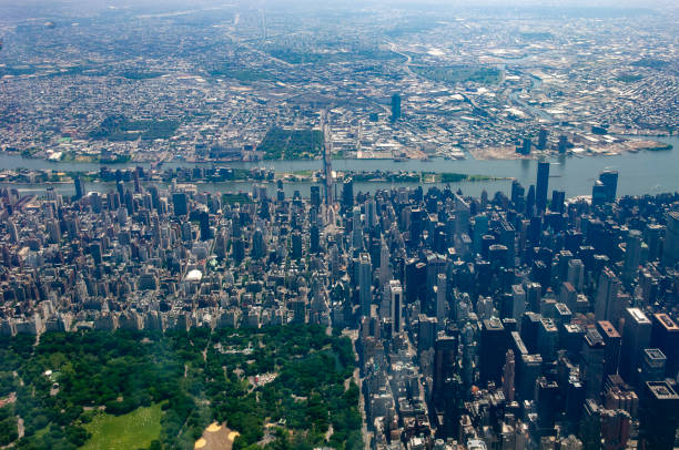 Midtown Manhattan 2006 from air