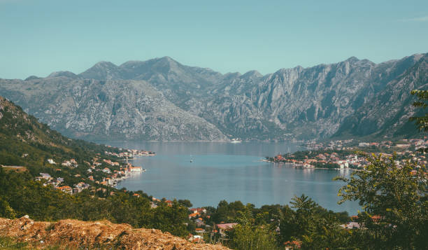 istock Panoramic view on Kotor bay and old town Kotor, Montenegro. 1085107704