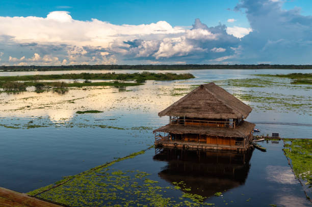 istock House on the water. 1085124504