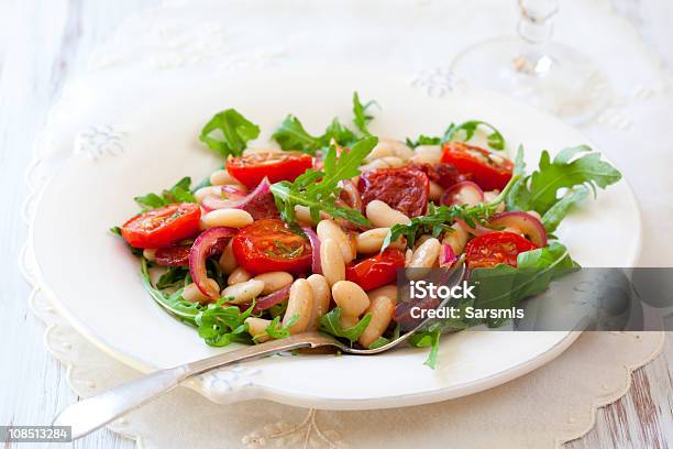 Bean Salad Stock Photo - Download Image Now - Bean Salad, Tomato, Appetizer