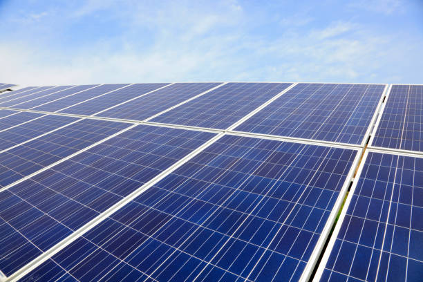 istock solar panel on the hillside, closeup of photo 1085143120