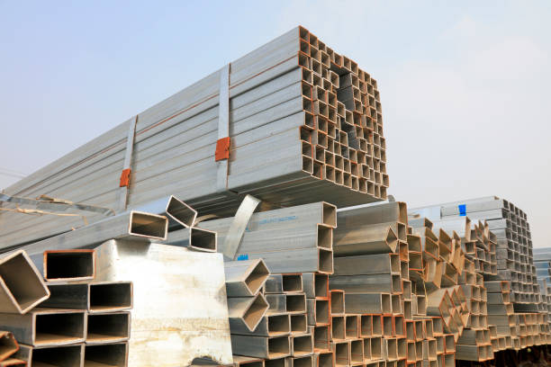 istock Steel cross section in the construction site 1085144722