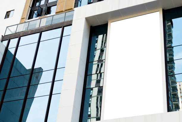 istock Blank billboard on the wall of office building 1085147274