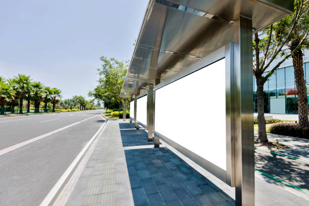 istock Blank billboard at the bus station 1085148504