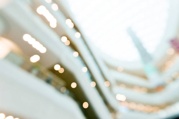 istock Blurred background of shopping mall 1085151818