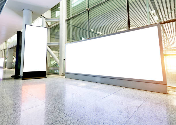 istock Blank billboard in railroad station 1085155148