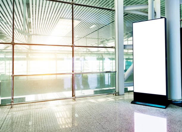 istock Blank billboard in railroad station 1085155176