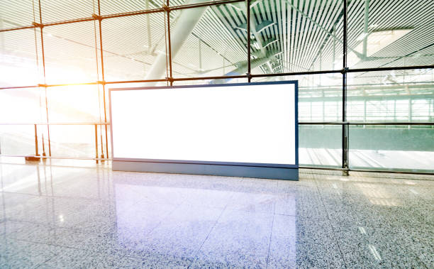 istock Blank billboard in railroad station 1085155190